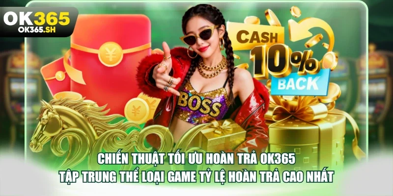Chiến thuật tối ưu hoàn trả OK365 tập trung thể loại game tỷ lệ hoàn trả cao nhất.