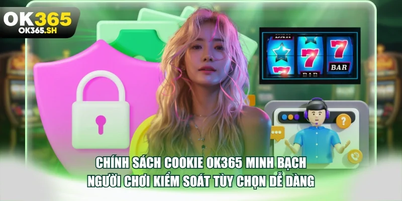 Chính sách cookie OK365 minh bạch người chơi kiểm soát tùy chọn dễ dàng.