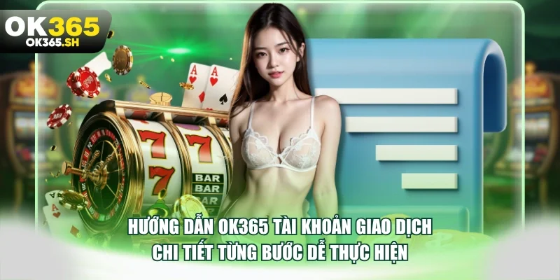 Hướng dẫn OK365 tài khoản giao dịch chi tiết từng bước dễ thực hiện.